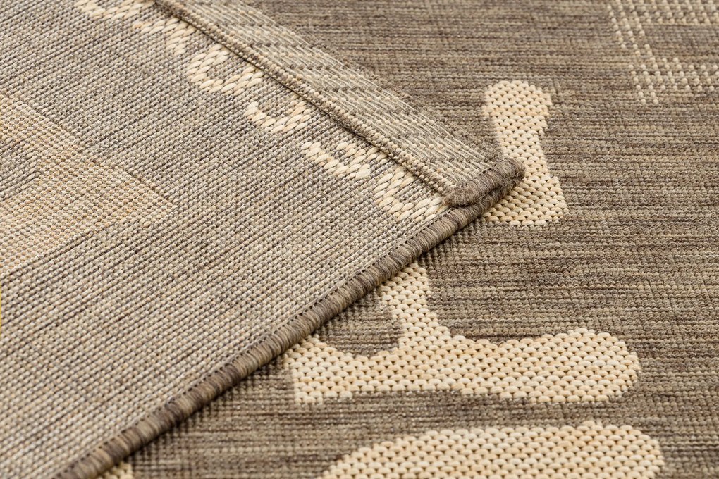 Covor sisal Floorlux 20221 coffe si mais