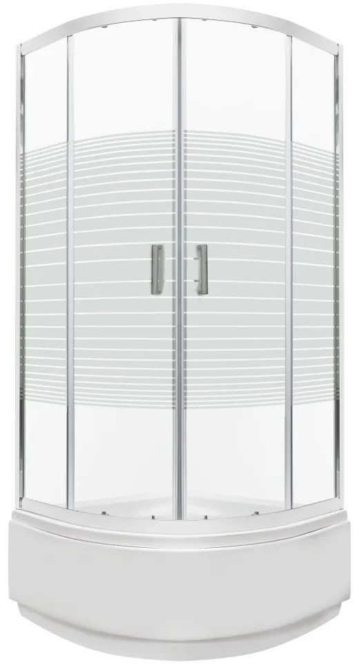 Cabină de duș cu tavă adâncă Madera 80 81x81x205 cm