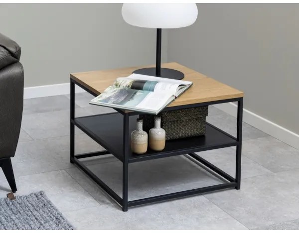Masă de cafea CORA stejar/negru