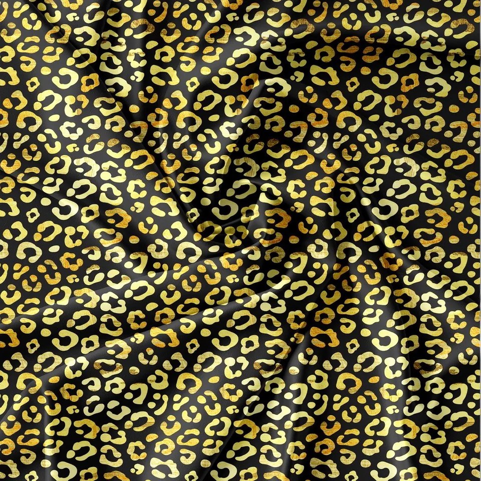 Lenjerie de pat din microfibra galbena LEOPARD Dimensiune lenjerie de pat: 70 x 80 cm | 140 x 200 cm