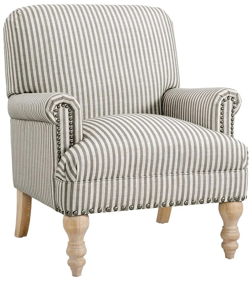 Fotoliu bej cu tapițerie din in Jaya – Støraa