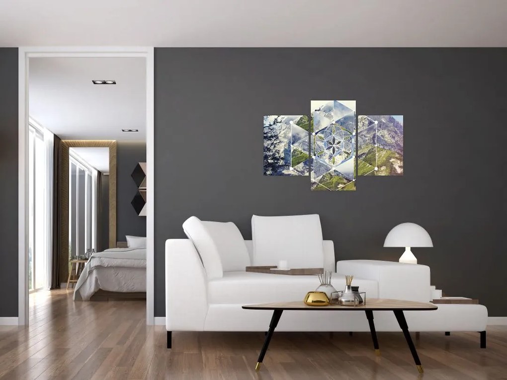 Tablou - Model geometric (90x60 cm)