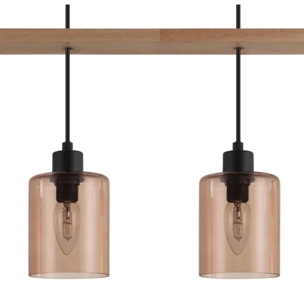 Eglo 43368 - Lampă suspendată pe cablu COOLMONT, 4xE14/40W/230V