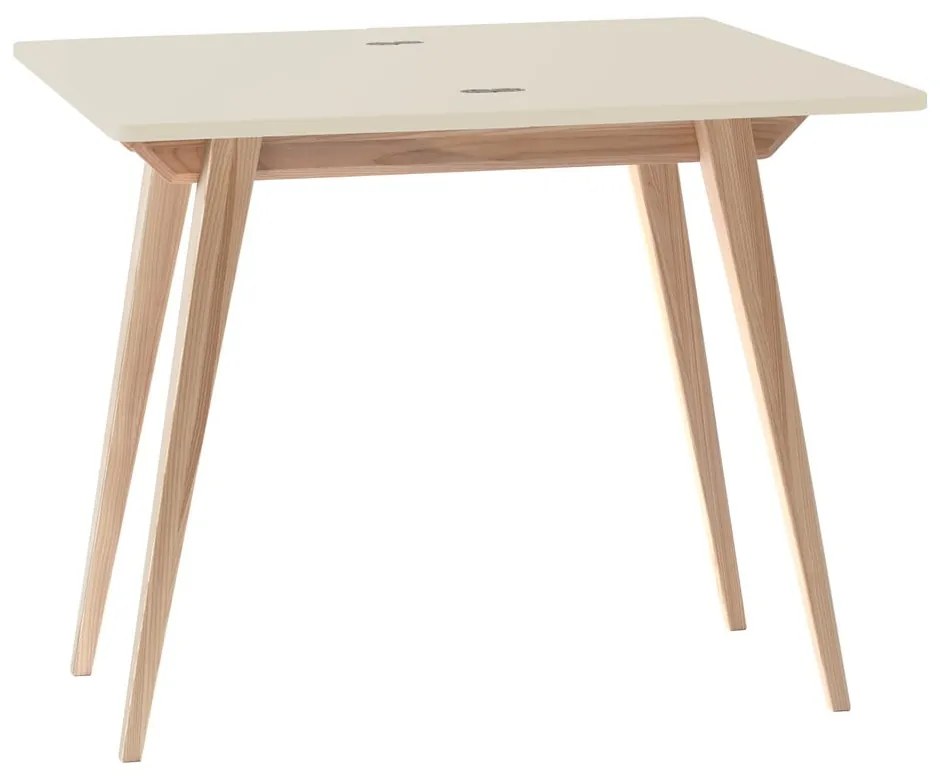 Masă consolă crem/în culoare naturală 45x90 cm Envelope – Ragaba