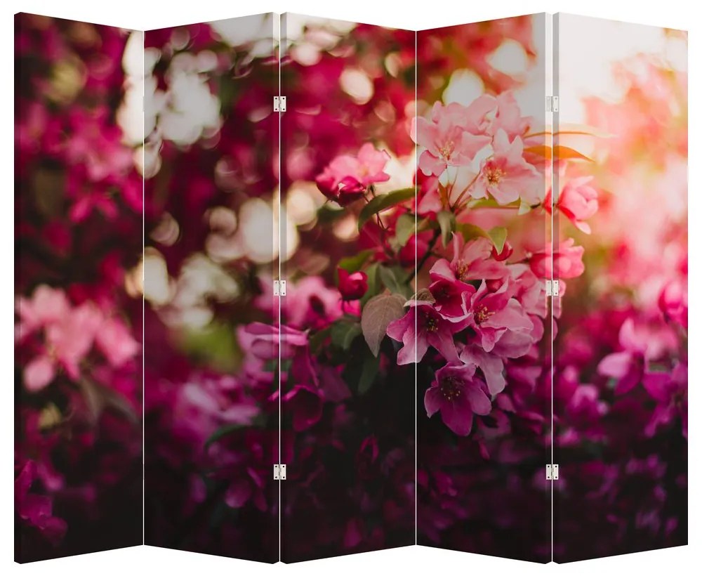 Paravan - Florile tufișului înflorit (210x170 cm)