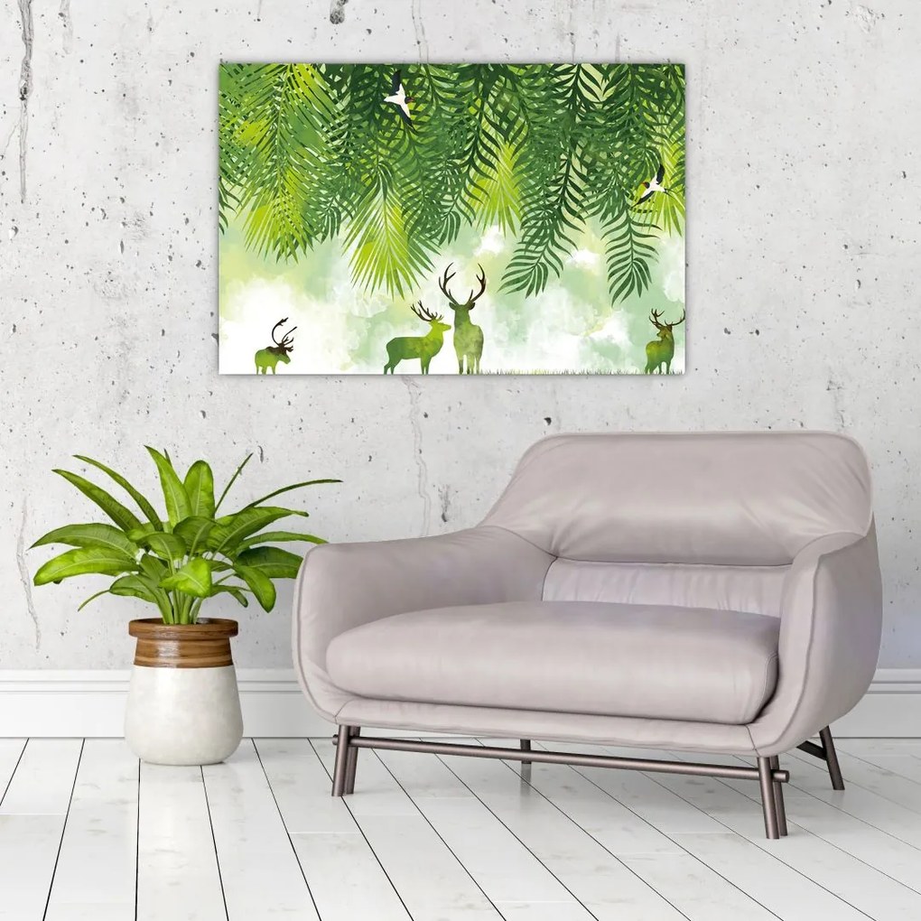 Tablou - Ceb în pădure (90x60 cm)