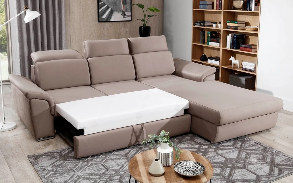 Colțar lemn masiv Extensibil Toby Depozitare 272x216cm Personalizabil