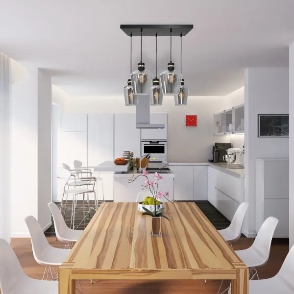 Lustră pe cablu RICHMOND 5xE27/60W/230V