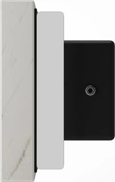 Aplica de perete minimalista piatra alba Texture