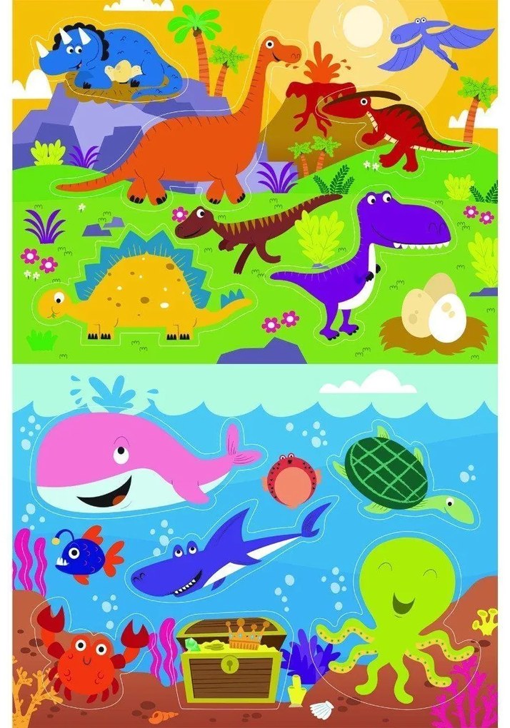 Set Puzzle de Baie Prince Lionheart Ocean/Dino