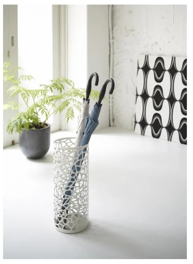 Suport pentru umbrele YAMAZAKI Nest, alb