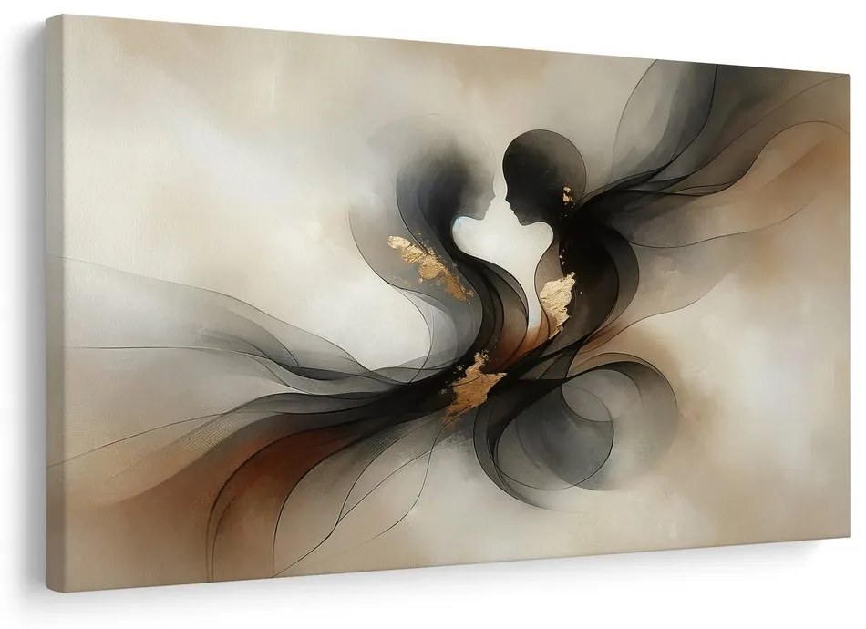 Tablou abstracție dansantă în mișcare