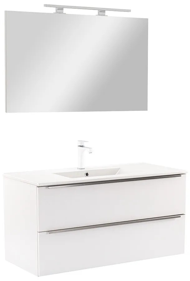 Mobilier complet de baie Vario Trim 100 alb-alb