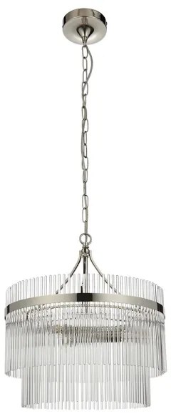 Endon 104113 - Lustră suspendată pe lanț MARIETTA, 3xE14/7W/230V, crom lucios