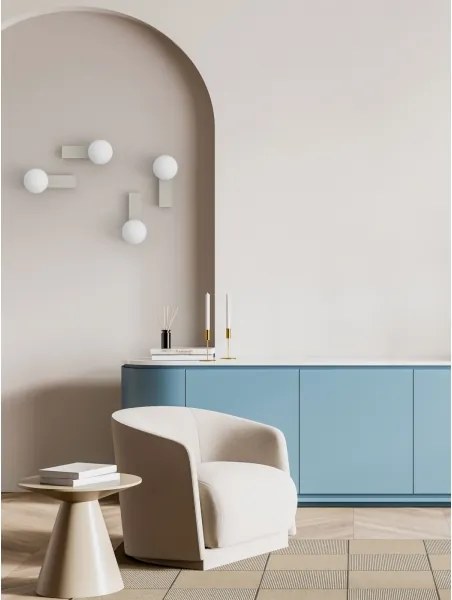 Open Design OR85549 - Aplică de perete pentru baie BOLETTA 1xG9/8W/230V IP44 bej