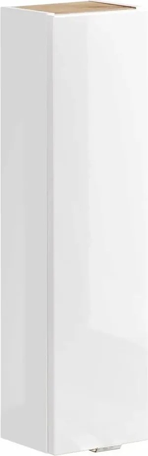 Dulap suspendat 20 cm cu 1 usa Comad Capri stejar auriu stejar Craft si alb lucios