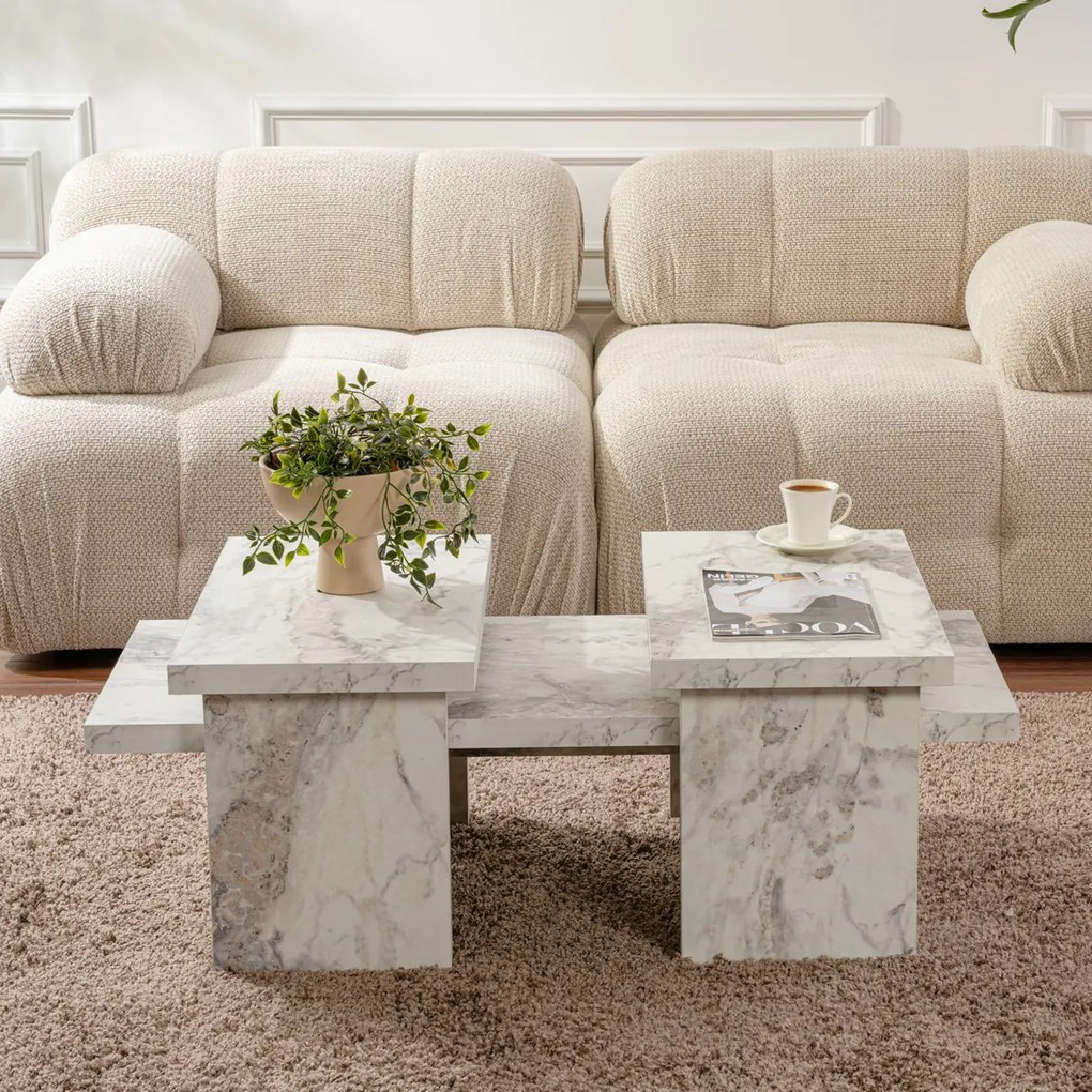 Măsuță de cafea Sanctuary Fressia Marble