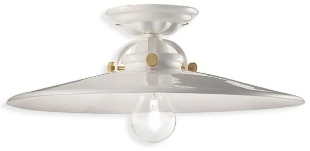 Plafoniera design retro realizata manual din ceramica B-W