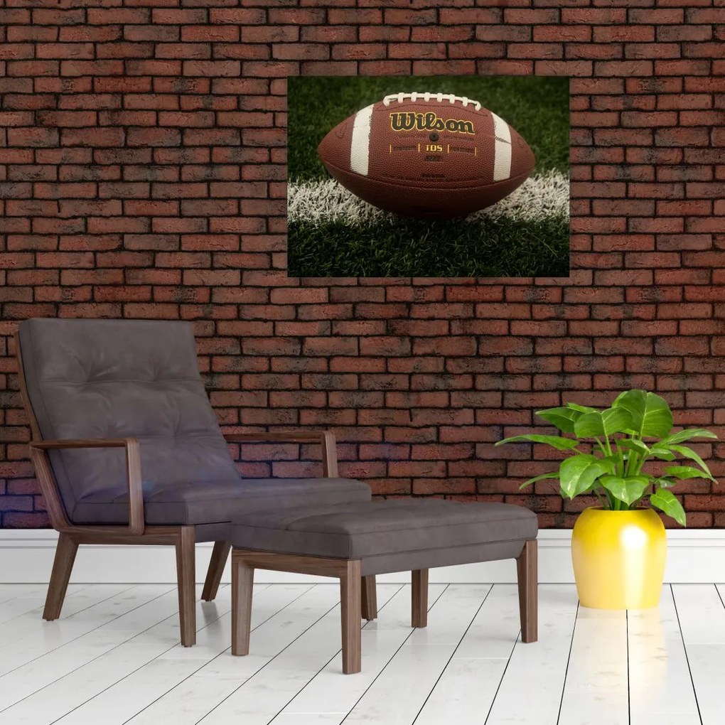 Tablou pe sticlă - Fotbal (70x50 cm)