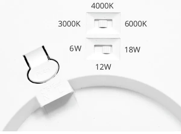 Panou LED Ecolite WPCB2-18W/BI LEXA LED/6/12/18W/230V alb