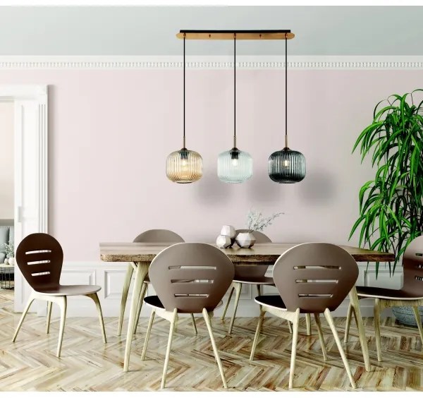 Lustră pe cablu 3xE27/40W/230V Zambelis 22074