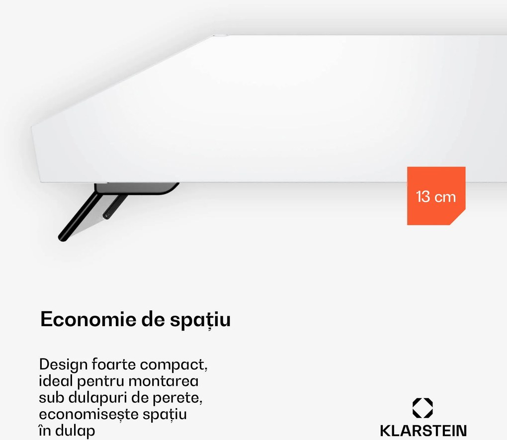 Klarstein Hota Purista Force, Compact, 343 m³/h, EEK C, Tehnologie cu două motoare