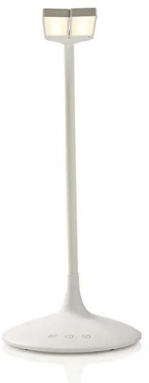 Nedis LTLG3M1WT4 - Lampă de birou LED reglabilă 6W, 5V, 2200 mAh albă