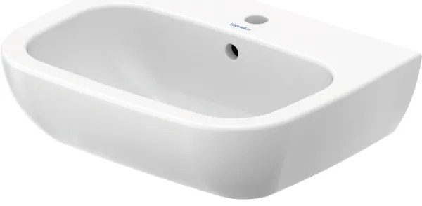 Duravit 23105500002 - Lavoar suspendat D-CODE 55 x 43 cm, ceramică, alb lucios