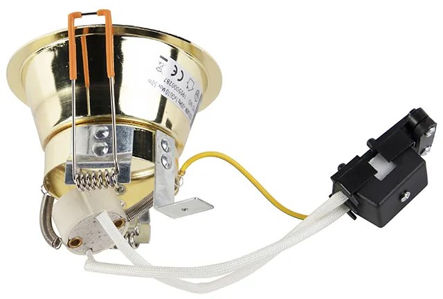 Set de 6 spoturi încastrate moderne aurii - Dept