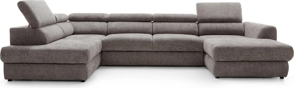 Colțar lemn masiv Bluvel III, 360 × 207 × 78 cm - Stânga