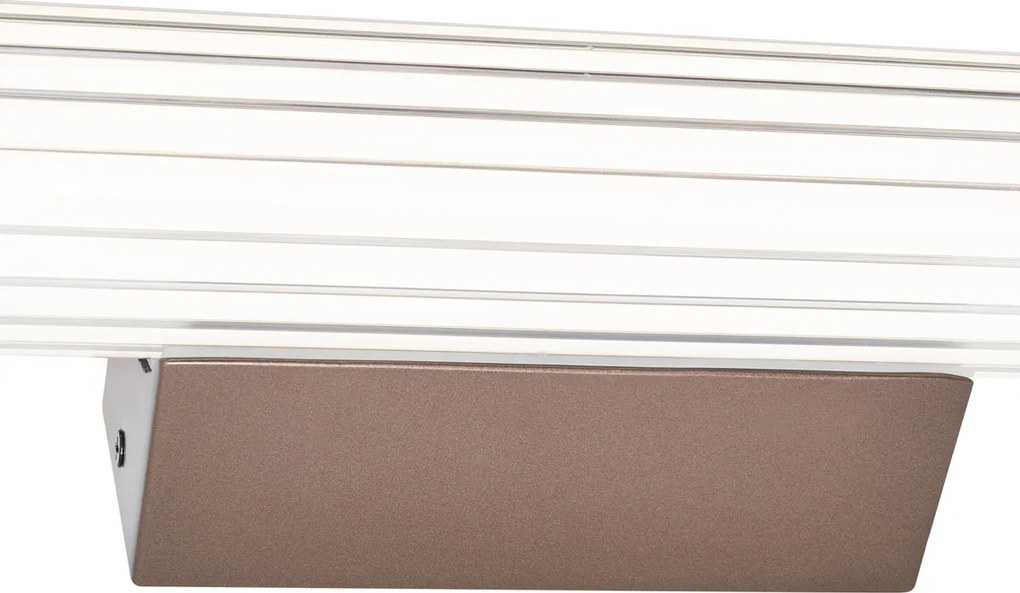 Lampă de perete retro bronz 60,4 cm incl. LED IP44 - Coco