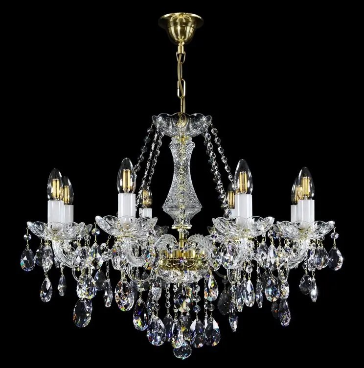 Candelabru Cristal Bohemia Exclusive 8 brate, diam. 65cm Heidi VIII CE
