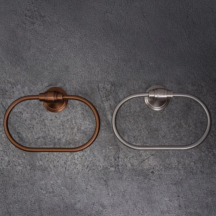 Cuier de baie Ring 16101 auriu periat