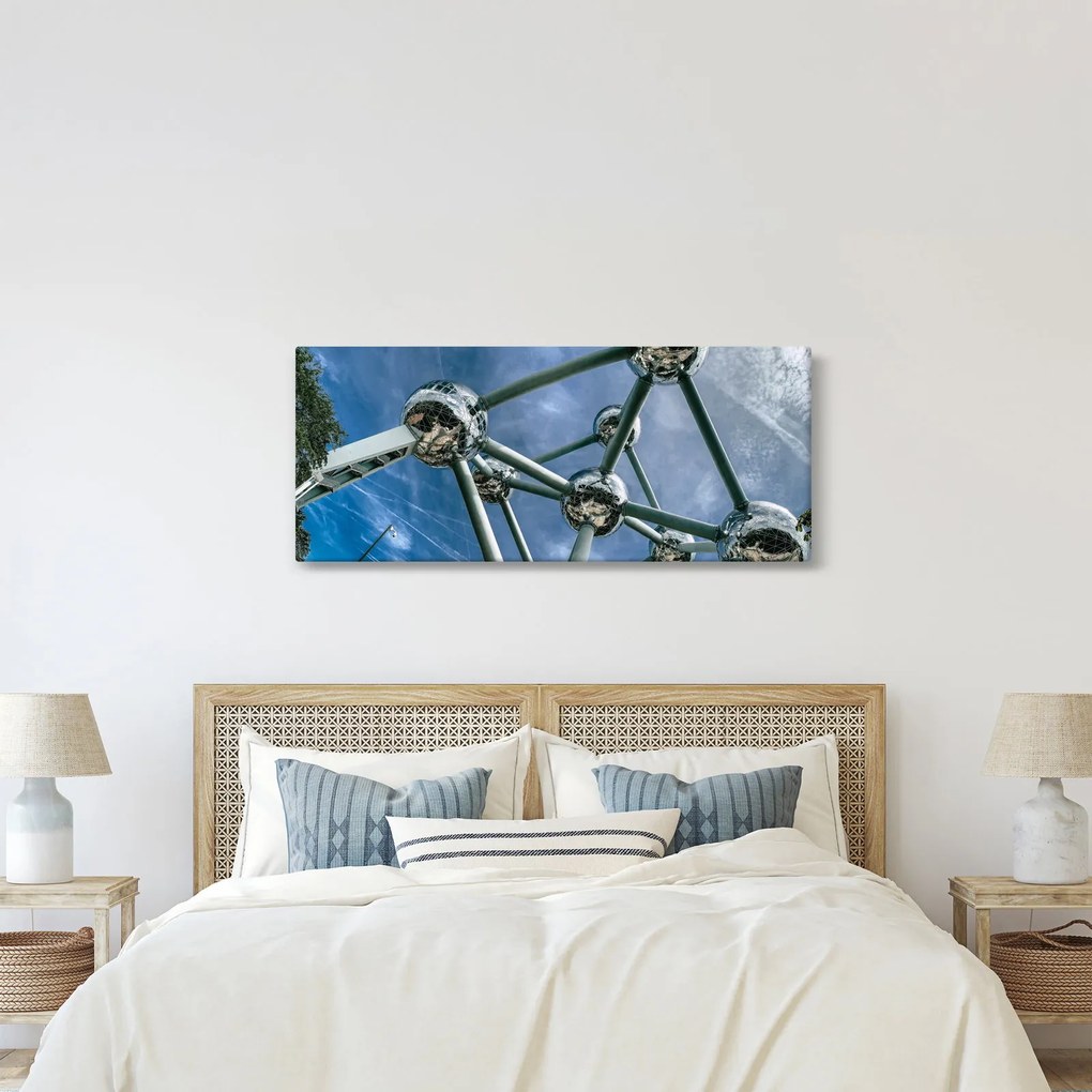 Tablou- atomium la Bruxelles (120x50 cm)