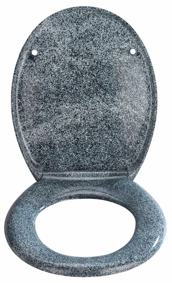 Capac WC din granit Wenko Premium Ottana, 45,2 x 37,6 cm,