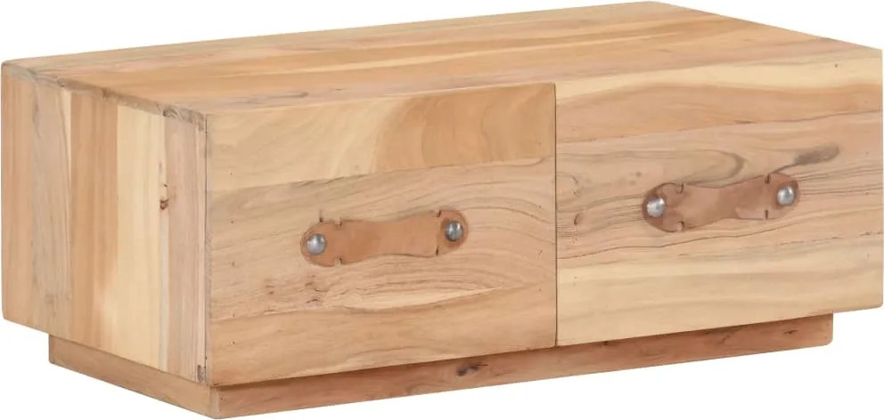 vidaXL Măsuță de cafea, 90x50x35 cm, lemn masiv reciclat