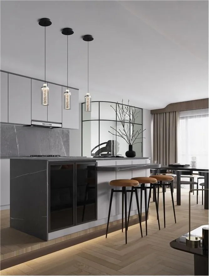 Lustra, Pendul LED design modern LUNE