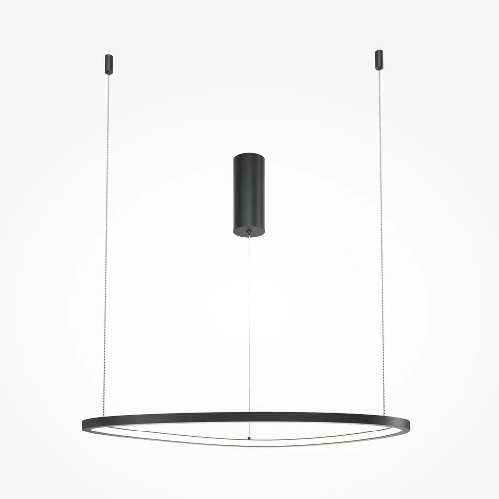 Lustra LED, pendul design modern Glint negru