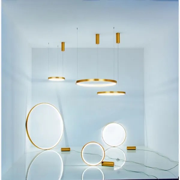 Lustră LED pe cablu dimabilă LED/36W/230V auriu Zambelis 2006