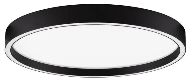 Plafoniera LED design slim ISTOS negru D-50cm