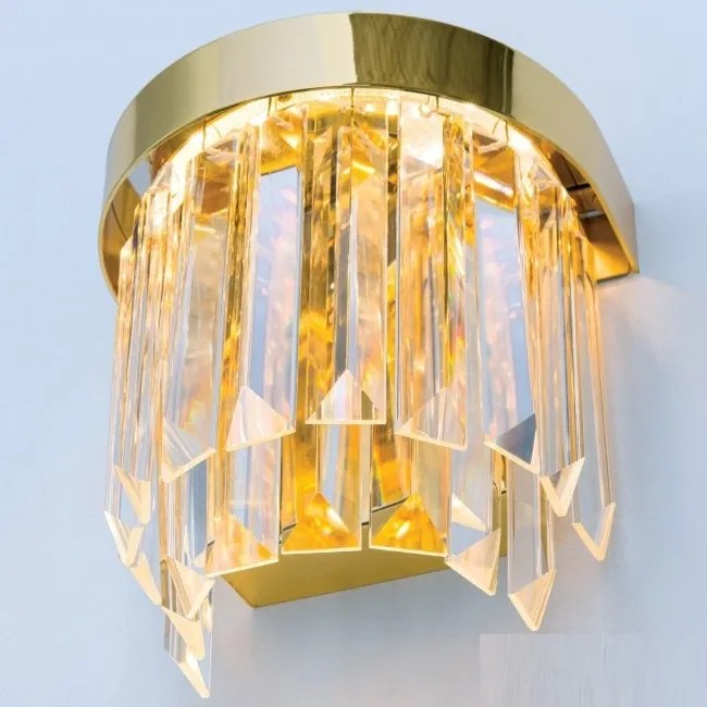 Aplica LED design LUX PRISM, 24K gold plated