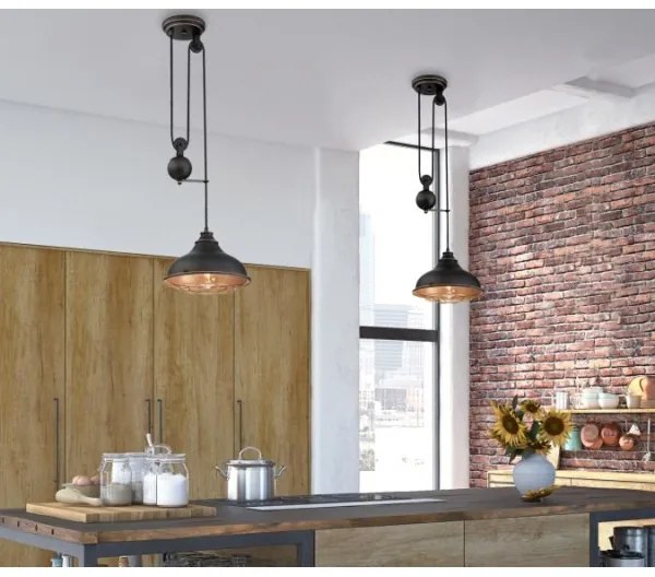 Lustră pe cablu Westinghouse 61249 CHAVES 1xE27/60W/230V