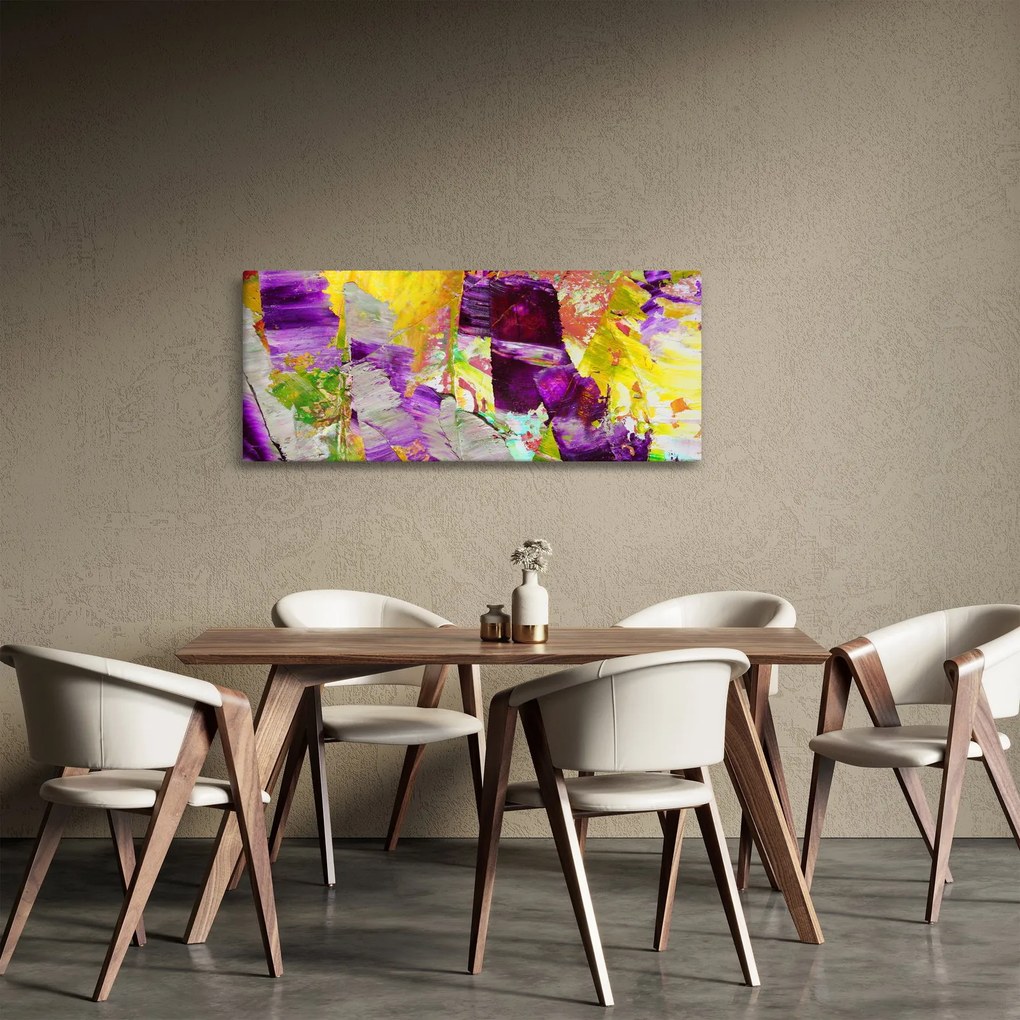 Tablou cu abstracție - pictura (120x50 cm)