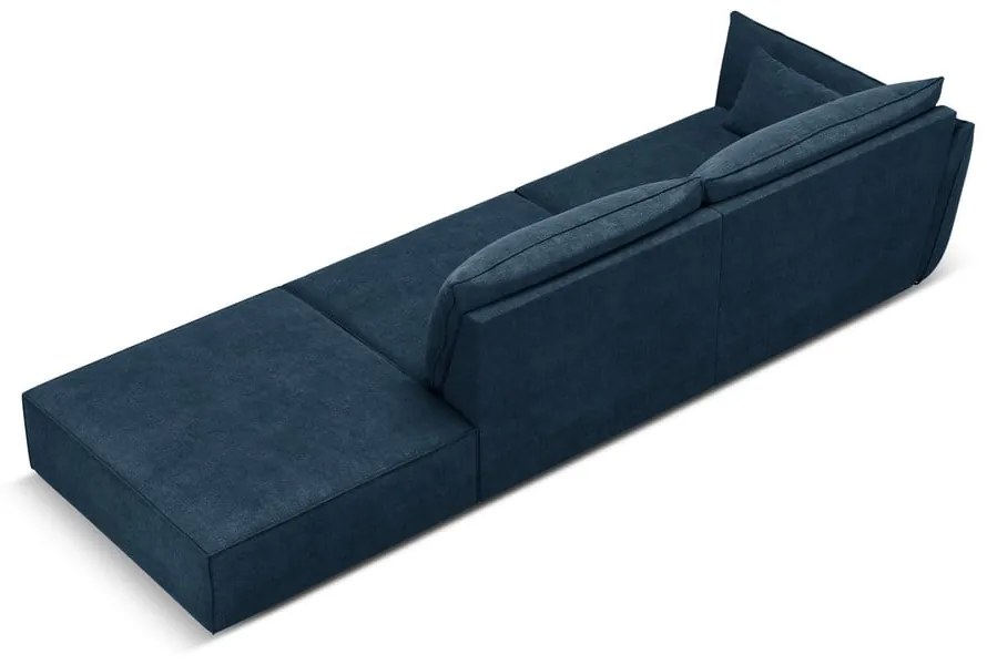 Șezlong albastru închis (cu colț pe partea stângă ) Vanda – Mazzini Sofas