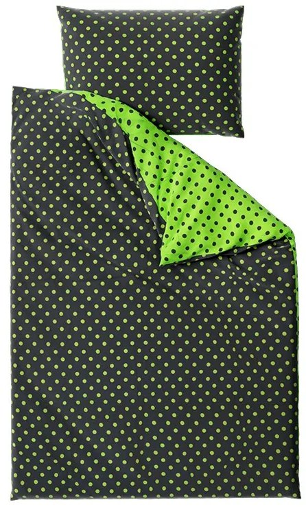 Lenjerie de pat din bumbac COLAM GREEN verde Dimensiune lenjerie de pat: 2 buc 70 x 90 cm | 200 x 220 cm
