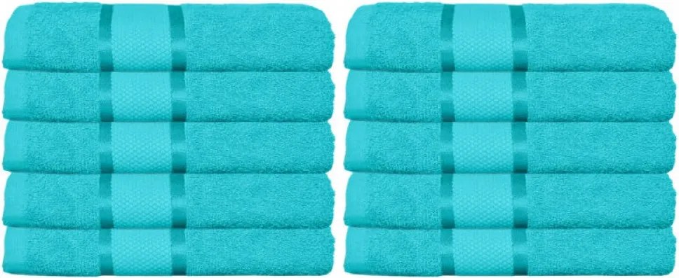 Set 10 Prosoape Premium din Bumbac 100% – 50×90 cm, 400g, Absorbție Superioară