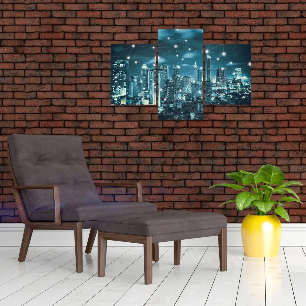 Tablou - Metropolă stălucitoare (90x60 cm)
