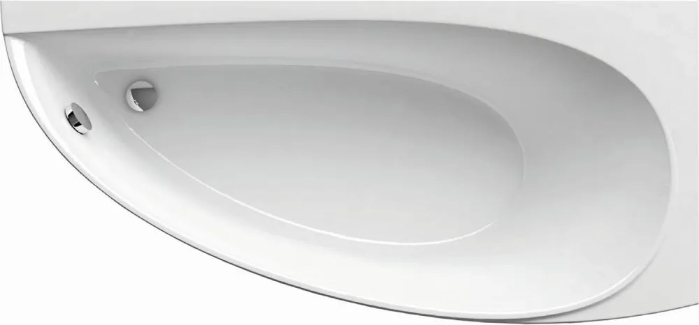 Ravak CS01000000 - Cadă de colț AVOCADO 150 x 75 cm, acrilică, albă