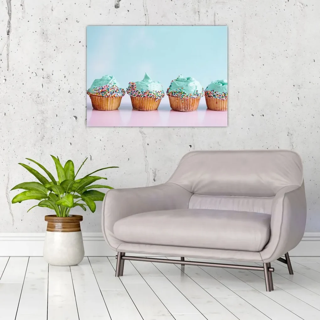 Tablou cu cupcakes (70x50 cm), în 40 de alte dimensiuni noi