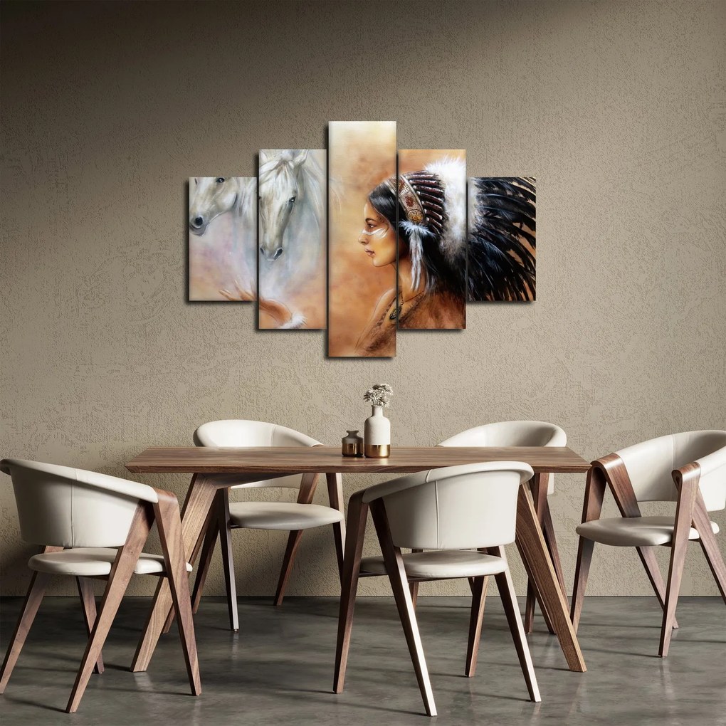 Tablou - Farmecele indienilor (150x105 cm)